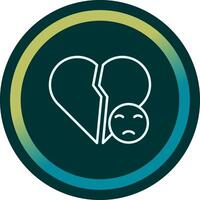Broken Heart Vector Icon