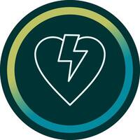 Broken Heart Vector Icon