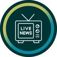 Live News Vector Icon