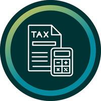 Tax Calculation Vector Icon