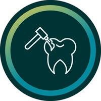 Tooth Drilling Vector Icon