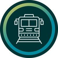 icono de vector de tren