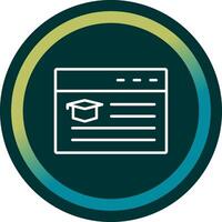 Online Education Vector Icon