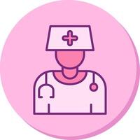 Lady Doctor Vector Icon