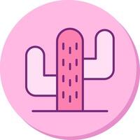 icono de vector de cactus