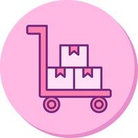 Factory Trolley Vector Icon