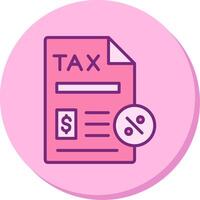 Tax Paperwork Vector Icon