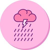 icono de vector de lluvia