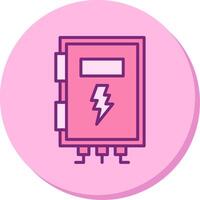 High Voltage Box Vector Icon