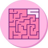 Maze Vector Icon