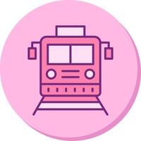 icono de vector de tren