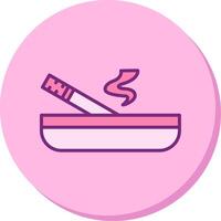 Ashtray Vector Icon