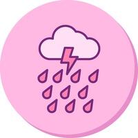 icono de vector de lluvia