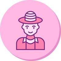 Tourist man Vector Icon