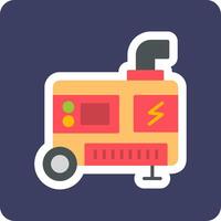 Electric Generator Vector Icon