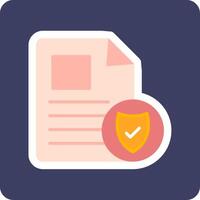 Approved Document Vector Icon