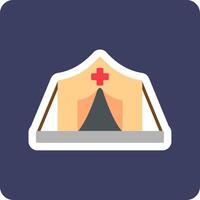 Refugee Camp Vector Icon