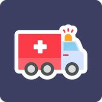 Ambulance Vector Icon