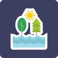 River Vector Icon