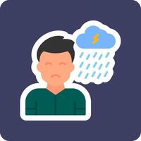 Depression Vector Icon