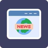 News Report Vector Icon