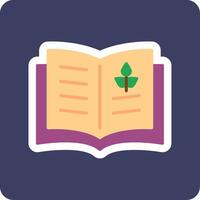 Biology Book Vector Icon