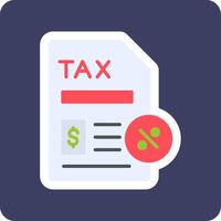 Tax Paperwork Vector Icon