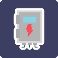 High Voltage Box Vector Icon