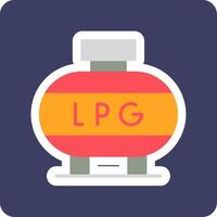 Liquefied Petroleum Gas Vector Icon