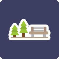 Rest Area Vector Icon