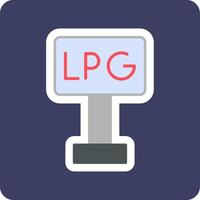 Liquefied Petroleum Gas Vector Icon