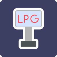 Liquefied Petroleum Gas Vector Icon