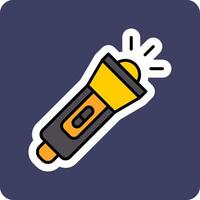 Flashlight Vector Icon