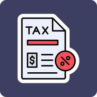 Tax Paperwork Vector Icon