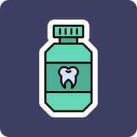 Mouthwash Vector Icon
