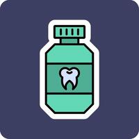 Mouthwash Vector Icon