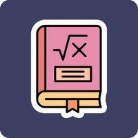 Maths Book Vector Icon