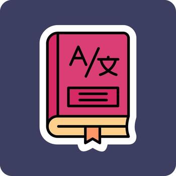 Dictionary Vector Icon