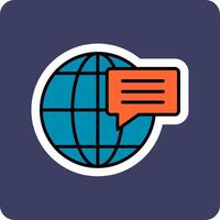 World Communication Vector Icon