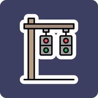 Traffic Lights Vector Icon