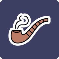 Smoking Pipe Vector Icon