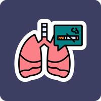 Lungs Vector Icon