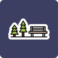 Rest Area Vector Icon