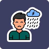 Depression Vector Icon