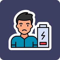 No Energy Vector Icon