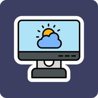 Weather News Vector Icon