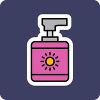 Sunblock Vector Icon