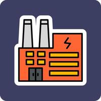 Electric Factory Vector Icon