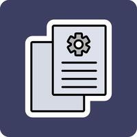 Working Report Vector Icon