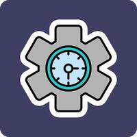 icono de vector de tiempo